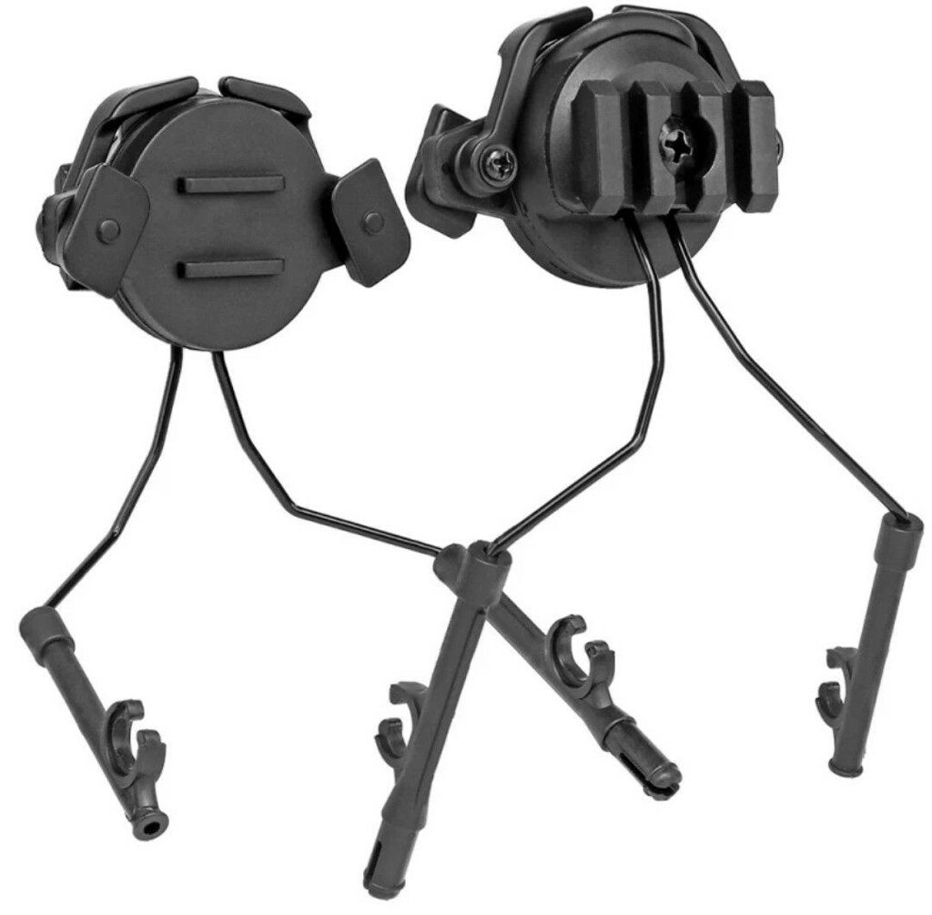 Адаптер кріплення на військовий шолом для активних навушників від компанії Матеріали - фото 1