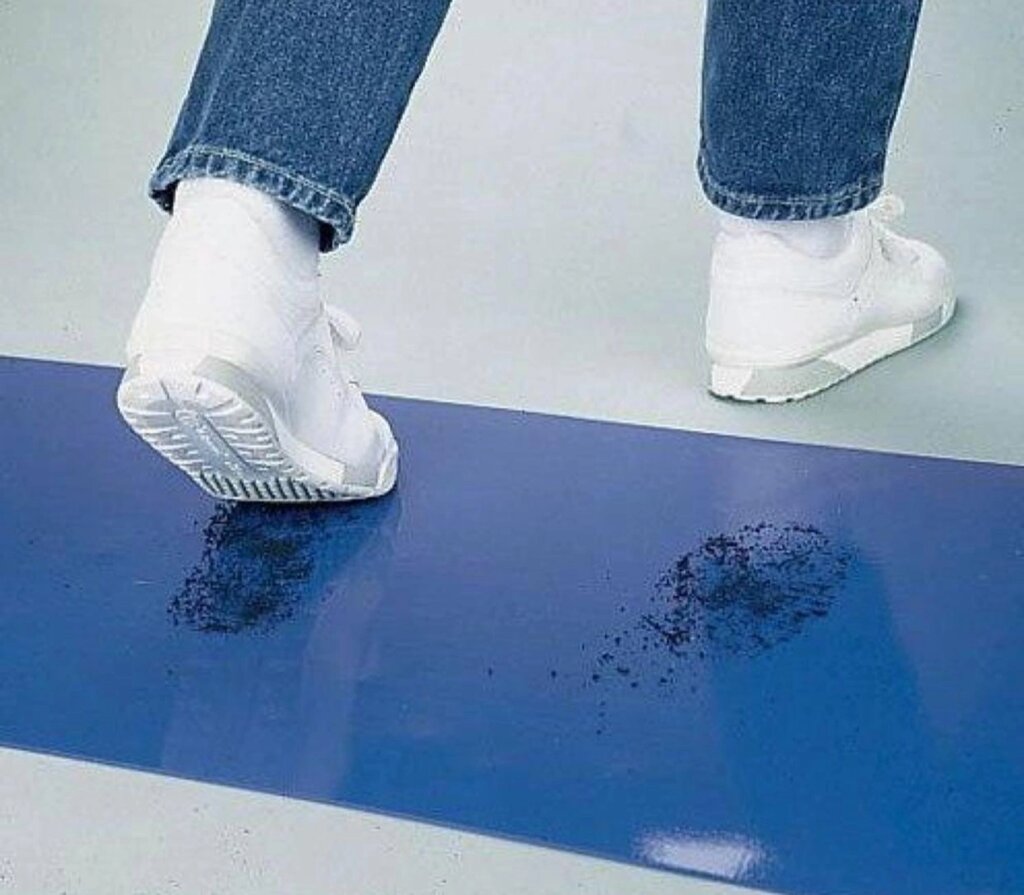 Cухой дезінфікуючий килимок для ніг Sticky Mat сертифікований ЄС (Чехія) від компанії Матеріали - фото 1