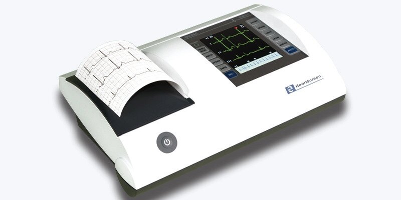 ЕКГ апарат HeartScreen 80G-L1 — 12-канальний з Bluetooth та USB від компанії Матеріали - фото 1