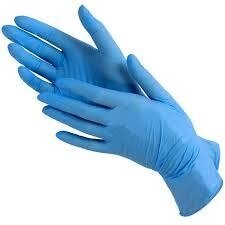 Перчатки нитриловые удлиненные WRP Dermagrip Ultra Long голубые неопудренные размер L ##от компании## Расходники - ##фото## 1