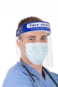 Медичний прозорий захисний екран Face Shield для обличчя