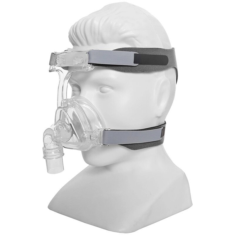 Полнолицевая маска Laywoo для неинвазивной вентиляции легких ИВЛ и СРАР терапии размер L от компании Расходники - фото 1