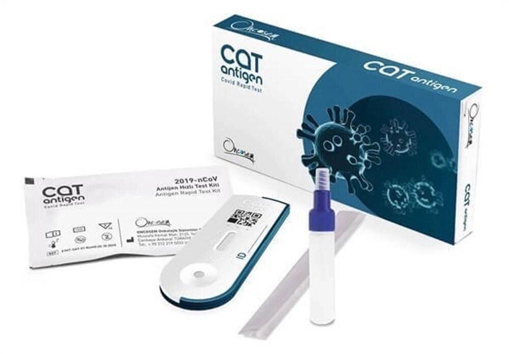 Сертифікований європейський тест СAT antigen на визначення Covid-19 антиген від компанії Матеріали - фото 1