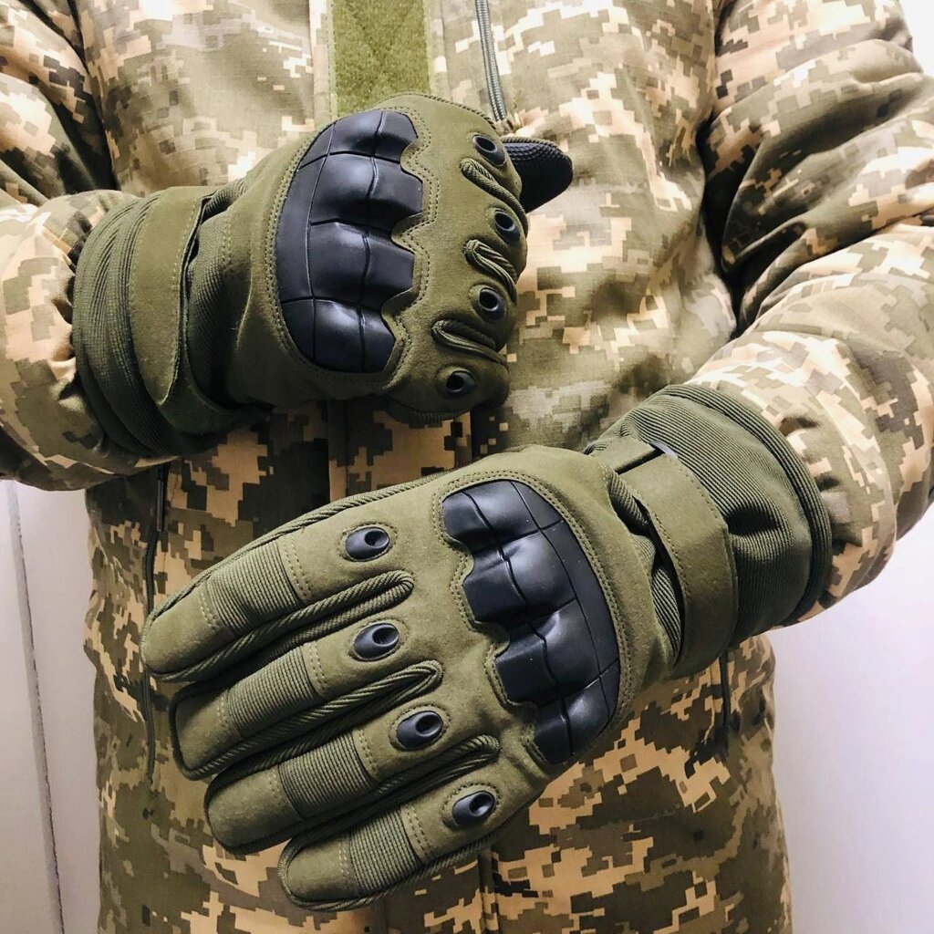 Зимові тактичні рукавиці від компанії Матеріали - фото 1