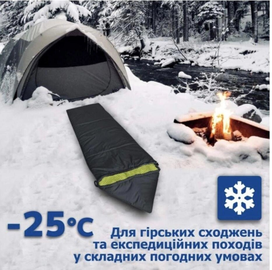 Зимовий тактичний туристичний спальний мішок від компанії Матеріали - фото 1