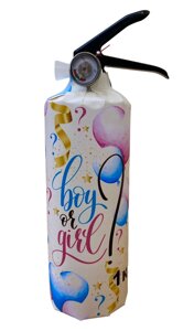 Балон Гендер Паті 1 кг з Блакитною фарбою холі для визначення статі дитини, DayHoli BAL0104 Boy