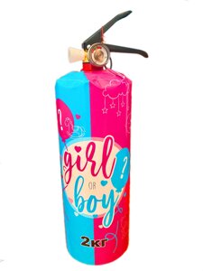 Балон Гендер Паті 2 кг з Рожевою фарбою холі для визначення статі дитини, DayHoli BAL0203 Girl