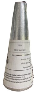 Кольоровий дим для фотосесії Червоний Tropic TF-11 Red smoke, час роботи 45 сек, 1 шт
