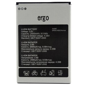 Аккумулятор, батарея для Ergo a502 aurum