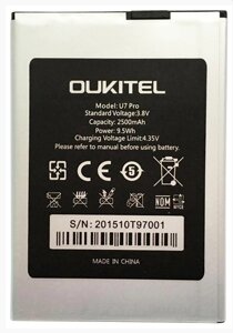 Акумулятор батарея для Oukitel u7 Pro