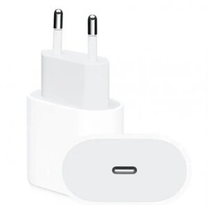 Мережевий зарядний пристрій для Apple iPhone 20W Type-C + кабель