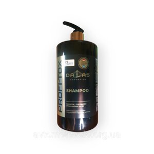 Шампунь з кератином, колагеном та гіалуроновою кислотою - Dalas Cosmetics Profi-Tox Shampoo 1000ml