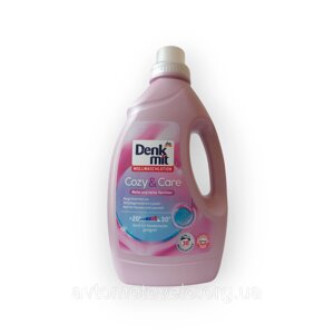 Гель для прання бавовняних речей Denkmit WollWaschlotion Cozy & Care 1.5 л