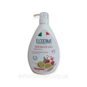 Гель для душу Eloderma Shower Gel Гранат та лайм, 1 л