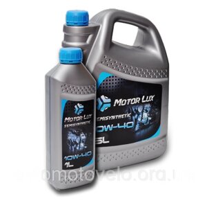 Автомобільна Напівсинтетична Моторна Олива Motor Lux SEMISYNTHETIC (SAE 10W-40 API SG/CD) 5L