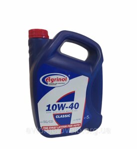 Автомобільне Моторне Олива Agrinol Classic 10w40  5L