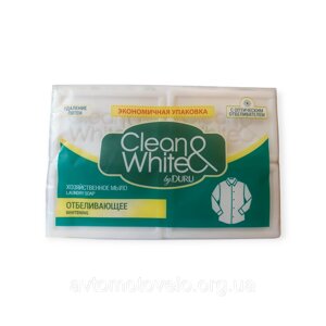 Господарське мило Duru Clean&White Відбілююче 120 г 4 шт./уп.