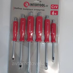 Набір ударних викруток INTERTOOL