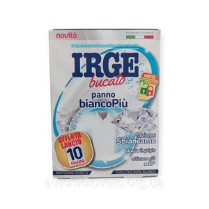 Серветки-пастки для прання білих речей IRGE з відбілювачем, 10 шт.