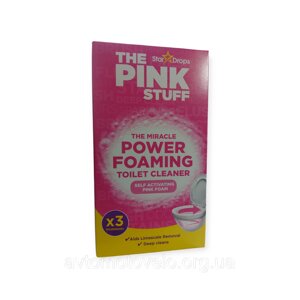 Порошок для чищення унітазу The Pink Stuff, 3 шт х 100 г