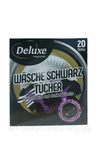Серветки для відновлення чорного кольору Deluxe 20 шт