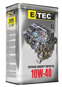Автомобільна Моторна Олива ATD 10W-40 E-TEC 4L