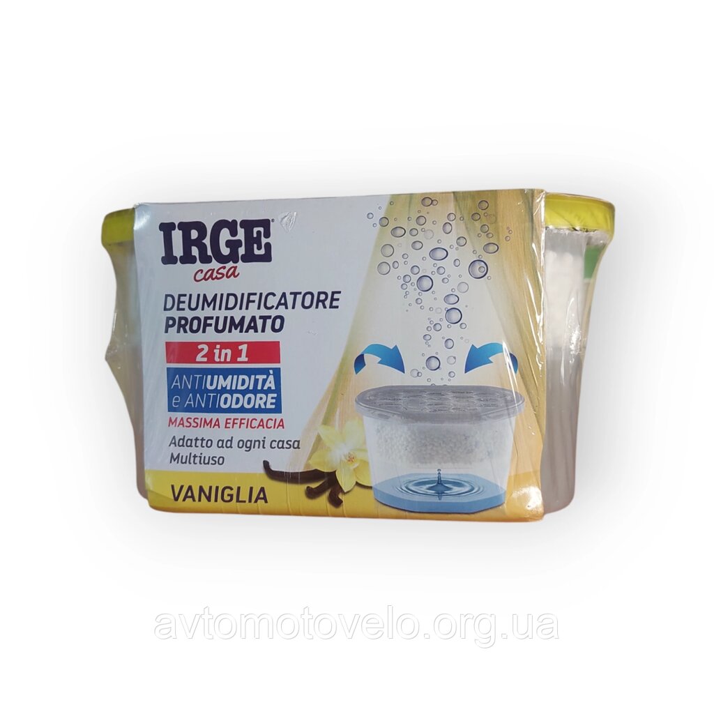 Поглинач запаху та вологи IRGE Ваніль 400 мл від компанії Автомотовело - фото 1