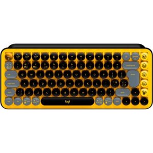 Ігрова клавіатура бездротова LOGITECH POP Keys Wireless Mechanical Keyboard Blast Yellow (L920-01071