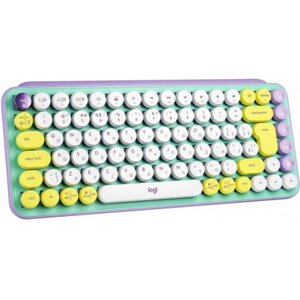 Ігрова клавіатура бездротова LOGITECH POP Keys Wireless Mechanical Keyboard Daydream Mint (L920-0107