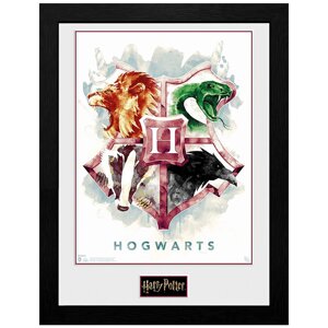 Картина колекційна HARRY POTTER Hogwarts Water Colour (Гаррі Поттер) 30x40 см