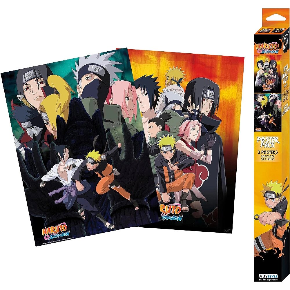 Набір постерів NARUTO SHIPPUDEN Ninjas (Наруто) від компанії FragStore - фото 1