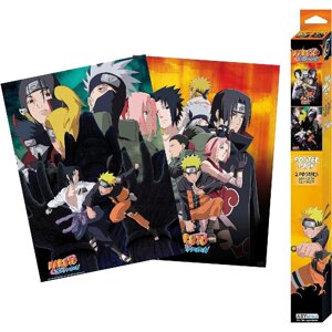 Набір постерів naruto shippuden ninjas (наруто)