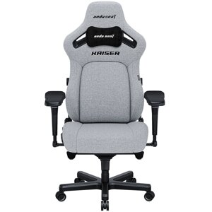 Крісло для геймерів ANDA SEAT Kaiser 4, XL Linen Fabric, Сірий