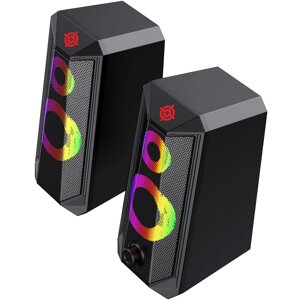 Акустична система GAMEPRO GS500 з RGB підсвічуванням, Чорний