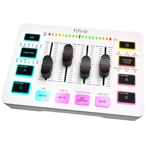 Мікшерний пульт FIFINE Sound Card (SC3W)