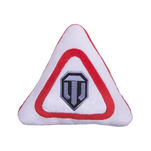Подушка в авто WORLD OF TANKS 26 см біла