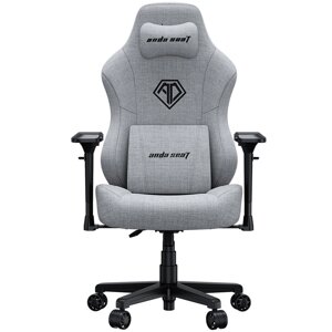 Крісло для геймерів ANDA SEAT Phantom 3 Pro Size L Grey Fabric (AD18YC-06-G-F) Сірий