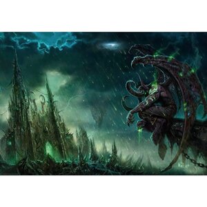 Постер WORLD OF WARCRAFT Illidan Stormrage (Варкрафт)