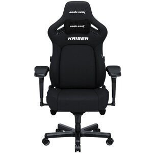 Крісло для геймерів ANDA SEAT Kaiser 4, XL Linen Fabric, Чорний