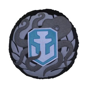 Подушка декоративна WORLD OF WARSHIPS 37 см чорна
