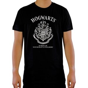 Футболка HARRY POTTER Hogwarts (Гаррі Поттер), Чорний M