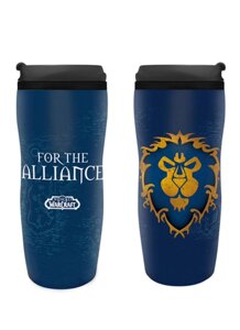 Термокружка WORLD OF WARCRAFT For the Alliance (Варкрафт За Альянс) 355 мл