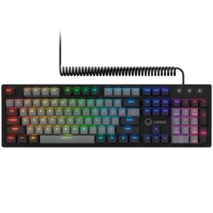 Ігрова клавіатура LORGAR Azar 514 RGB EN/UA Wired (LRG-GK514B-UA) Чорний