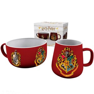 Набір посуду HARRY POTTER Crests Чашка та Піала (Гаррі Поттер) 850, 385 мл