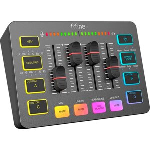 Мікшерний пульт FIFINE SC3 Sound Card