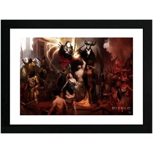 Картина DIABLO IV Nephalems фоторамка (Діабло)