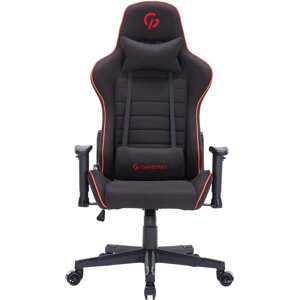 Крісло для геймерів GAMEPRO GC575FB Size L Fabric, Чорний, червоний