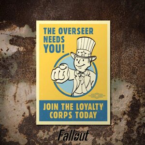 Постер FALLOUT Overseer needs you