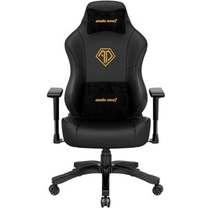 Крісло для геймерів ANDA SEAT Phantom 3, L Чорно-золотий