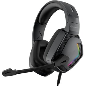 Ігрова гарнітура GAMEPRO HS605 з RGB підсвічуванням, Чорний